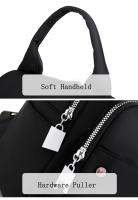Mochila antirrobo de gran capacidad para mujer, morral escolar de nailon de alta calidad, diseño sólido, antisalpicaduras, novedad de 2023 - details 16