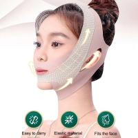 Se vende bien para rostro, línea en V, mascarilla elástica, tensor de papada, arrugas, masajeador facial antiflacidez, cuidado de la piel - details 5