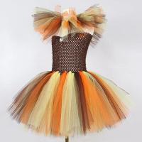 Vestido tutú elegante de animales de Halloween para niñas, disfraz de Cosplay para niños, fiesta de cumpleaños, Carnaval - details 2