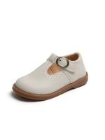 Zapatos de cuero con correa en T para niños y niñas, calzado de moda Vintage Mary Janes, zapatos planos escolares, lazo de gancho, Primavera - details 7