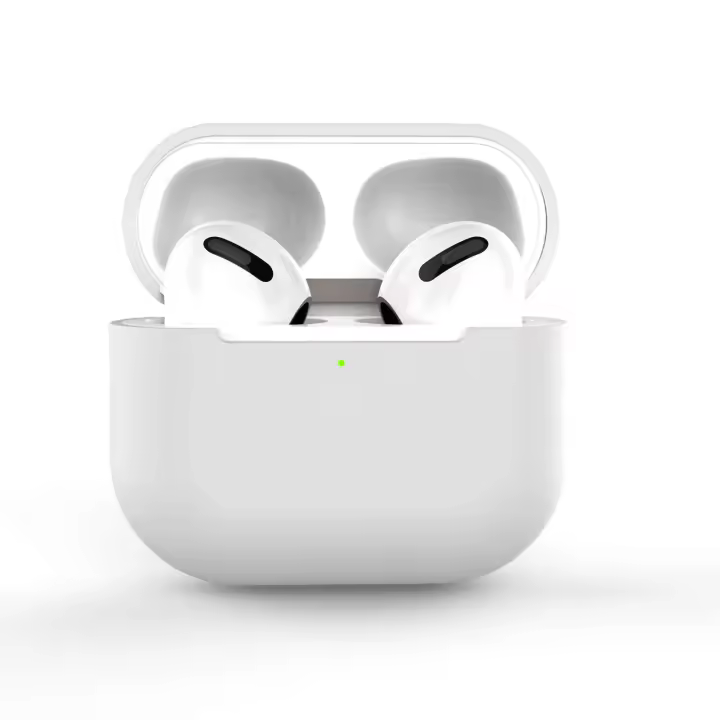 Fundas y cubiertas para auriculares inalámbricos, cubierta suave ultrafina, silicona líquida dividida para IOS 3 - 1