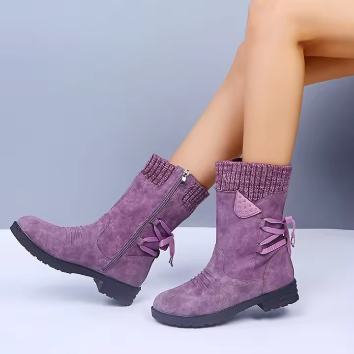 Otoño Invierno mujer moda pisos botas martin zapatos de moda casual botas para mujer - 1