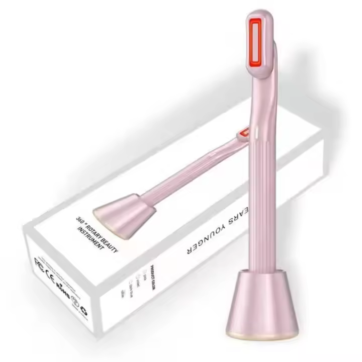 Herramienta de Cuidado Facial Mejorado con Luz LED Roja Masaje Térmico Terapéutico para Reducción de Arrugas Anti-Envejecimiento - 1