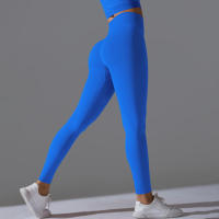 Hamidou-Pantalones deportivos de Yoga para mujer, mallas de cintura alta y caderas ajustadas, glúteos de melocotón, pantalones de Yoga desnudos de cintura alta - details 74