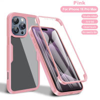Funda 360 de Protección Completa para iP16 Pro Max Resistente a Arañazos y Golpes Material PC+TPU - details 7