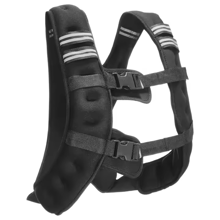 Chaleco con peso SucceBuy, rayas reflectantes. Hebilla ajustable para hombres y mujeres. Equipo de entrenamiento para fuerza y ​​correr - 1