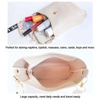 Bolsos cruzados de Color sólido con correa con estampado de letras simples, bolso de mensajero, bolsos de hombro, bolsos de mujer - details 4