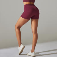Hamidou-pantalones cortos deportivos para mujer, mallas transpirables de cintura alta para Yoga, correr, ciclismo, entrenamiento, gimnasio, Verano - details 23