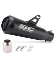 Escape de Silenciador de Motocicleta RESPRACE Universal Tubo de Escape Redondo para Yamaha - details 1