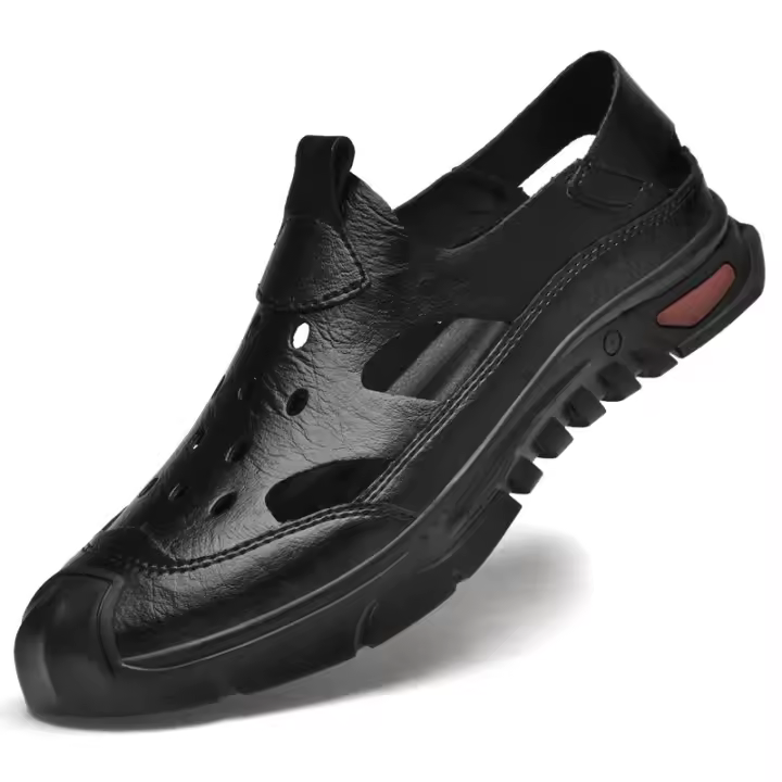 Nuevas Sandalias de Hombre Verano 2025 Zapatos de Playa de Doble Uso con Suela Gruesa - 1