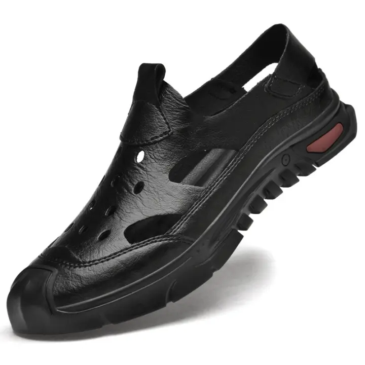 Nuevas Sandalias de Hombre Verano 2025 Zapatos de Playa de Doble Uso con Suela Gruesa - 1