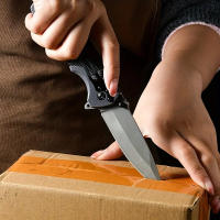 Cuchillo Plegable Con Clip Para Bolsillo Para Camping Y Pesca Actividades Interiores Y Exteriores Regalo Para Hombres TB9195 - details 4