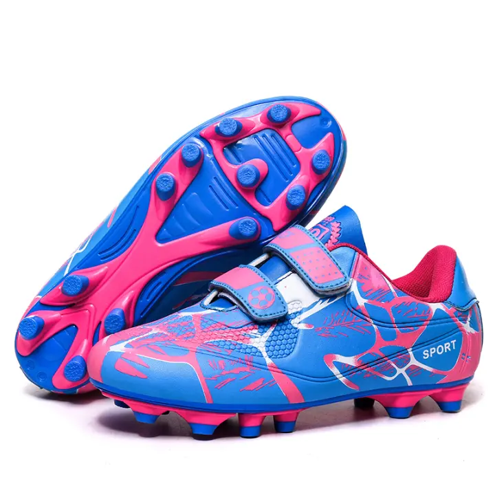 Zapatos de Fútbol de Cuero Antideslizantes Zapatillas de Fútbol para Niños para Entrenamiento al Aire Libre Zapatos Deportivos Hechos en China - 1