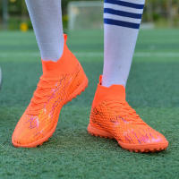 Zapatos de fútbol para niños, zapatos de fútbol antideslizantes y resistentes al desgaste, adecuados para jugar al fútbol, ​​césped, etc. - details 2