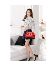 Bolso de mujer 2025 nueva moda de charol rojo brillante bolso de boda nupcial bolso de mensajero de hombro para mujer - details 7