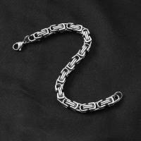 Pulsera de plata para hombre - Modelo italiano grueso, tono plata pulida, varios tamaños disponibles, pulsera para hombre, regalo para él - details 1