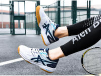 Zapatos De Tenis LiXingMing Para Hombres Y Mujeres Transpirables Antideslizantes Deportivas Para Voleibol Y Badminton Entrenamiento De PingPong Zapatillas Para Parejas Torsión Microfibra EVA Medio Ancho Tamaño 36-45 - details 6