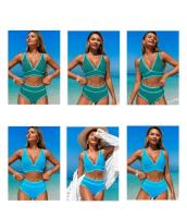 Nuevo traje de baño deportivo de dos piezas con bikini con lazo lateral para mujer - details 2