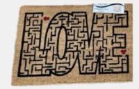 WAOW-Feltros originales. Fieltro antideslizante multicolor sweet Home 60x40 cm. - details 1