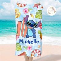 Nombre personalizado Acuarela Personalizado Lilo & Baby Toalla Baño Piscina Playa Viaje Verano - details 5