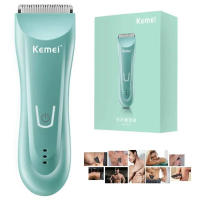 Recortador de pelo eléctrico para hombres y mujeres, afeitadora de bolas púbicas recargable y afeitadora corporal, lavable, para la ingle - details 0