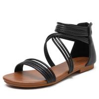 Sandalias planas de estilo romano para mujer, zapatos de verano - details 0