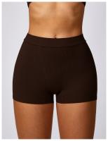 Pantalones cortos de Yoga para mujer, Shorts deportivos elásticos, antideslumbrantes, transpirables, de secado rápido - details 16
