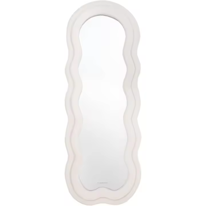 Espejo de Pie Grande Espejo Decorativo de Pared Ondulado para Dormitorio - 1