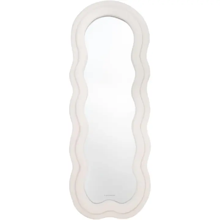 Espejo de Pie Grande Espejo Decorativo de Pared Ondulado para Dormitorio - 1