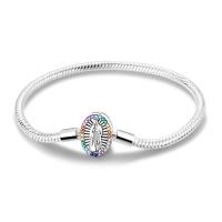 Pulsera de Plata Esterlina 925 Encanto de Mariposa Estrellas Luna Cadena de Seguridad - details 9
