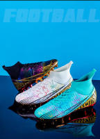 Botas de fútbol profesionales AG para hombres, zapatos de fútbol para niños, tacos altos para el tobillo, zapatillas de fútbol de hierba, zapatos de entrenamiento de Futsal, gran oferta - details 4