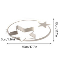 Lámpara de techo LED creativa, diseño de cielo estrellado, intensidad regulable, fácil de instalar, para salón, dormitorio, viene - details 7