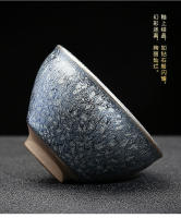 Taza de té azul y blanca única de hielo negro maestro de color esmaltado Jingdezhen, transformada de horno a edificio - details 42