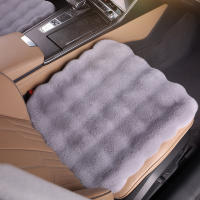 Cojín de asiento de coche suave y esponjoso, piel cálida, grueso, lujoso, invierno, adecuado para la mayoría de los modelos de coche - details 5