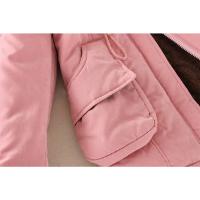 Chaqueta de algodón acolchada para mujer, abrigo informal ajustado con capucha, Parkas acolchadas, abrigo cálido, otoño e invierno, nové de 2025 - details 37