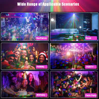 ESHINY 60 Patterns Battery DJ Disco Light Party R&G Laser Projector RGB LED Magic Ball Bar Dance Room Stage Effect Lamp USB F2N6 - details 3