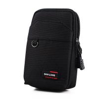 Bolsa de nailon para teléfono para hombre, bolsa de nailon para acampar, color caqui, de una/doble capa, para teléfono móvil, EDC Molle, cinturón, riñonera - details 3