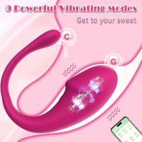 Vibrador inalámbrico con aplicación Bluetooth para mujer, estimulador de clítoris de huevo con Control remoto, masajeador de punto G, Juguetes sexuales para mujeres y adultos, bragas - details 2