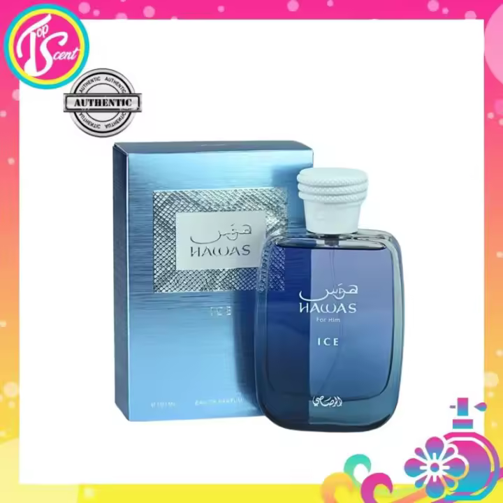 Leten [Mega Venta] Rasasi Hawas Ice EDP 100ml para Hombre Fluido de transmisión - 1