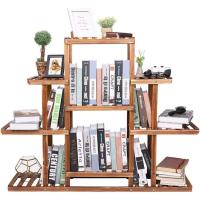 Plantas de madera interiores exteriores, estantería para plantas y flores de 9 niveles, estante decorativo para macetas para patio, jardín, balcón, oficina (9-13 macetas) - details 7