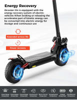 IScooter ix4-patinete eléctrico plegable para adultos, patinete eléctrico de 45 KM/H, patinete eléctrico de 800W, patinete de 48V y 15Ah - details 6