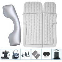 Colchón inflable para viaje en coche, cama de aire para SUV, Camping, asiento trasero con bomba y 2 almohadas - details 2