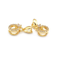 Collares de Zirconia de Bronce Dorado 18K Accesorios de Joyería DIY de Alta Calidad - details 17