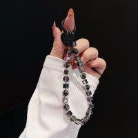 Con Clip, cuentas de cristal, cadena para teléfono, cordón corto antipérdida para teléfono móvil, colgante de teléfono con cuentas de amor, accesorios para llaves de coche - details 4