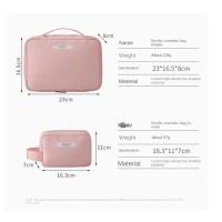Bolsa De Maquillaje Para Viaje Resistente Al Agua Organizador De Almacenamiento De Cosméticos De Gran Capacidad Portátil Bolsa De Cosméticos Estilo Fashion - details 1