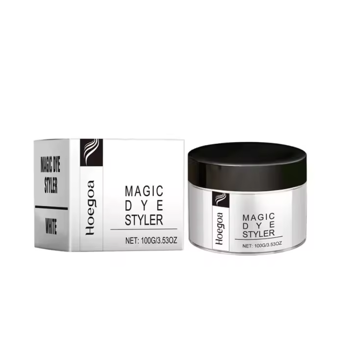 Serie de cera, Color colorido, hierbas, cuidado hidratante suave y fácil coloración, acondicionador para el cabello, estilizador de tinte mágico - 1