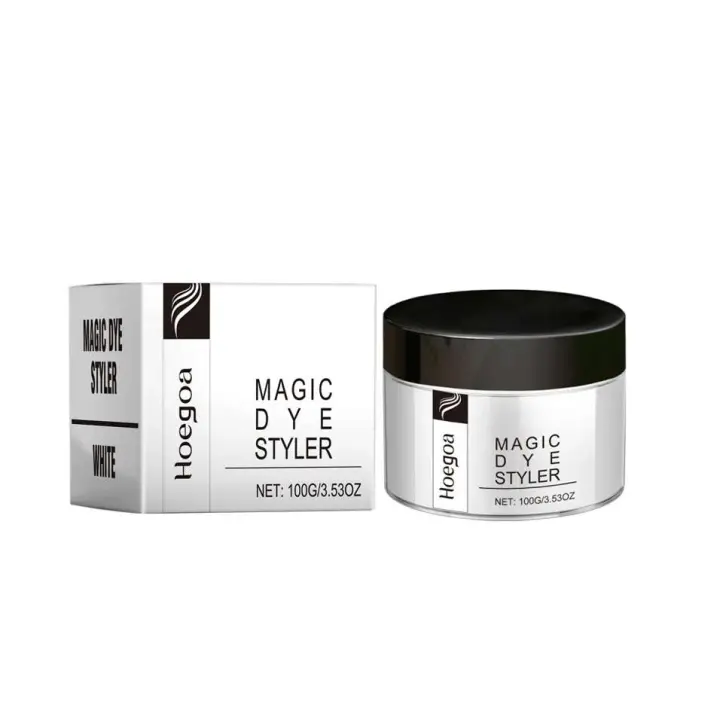Serie de cera, Color colorido, hierbas, cuidado hidratante suave y fácil coloración, acondicionador para el cabello, estilizador de tinte mágico - 1