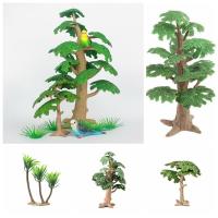 Plantas ecológicas de plástico, ciprés de simulación, Mini árbol de coco, pino vívido, paisaje, modelo de árbol para el hogar - details 4