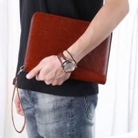 Carpeta de archivos portátil de cuero PU, carpeta de 6 anillas, tarjetero con calculadora, almacenamiento de documentos para cuaderno de hojas sueltas - details 9