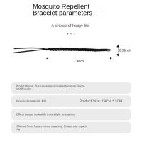 Pulseras Repelentes De Mosquitos Para Adultos Y Niños, Bandas De Cuero PU Para Interiores, Exteriores, Camping Y Pesca - details 13